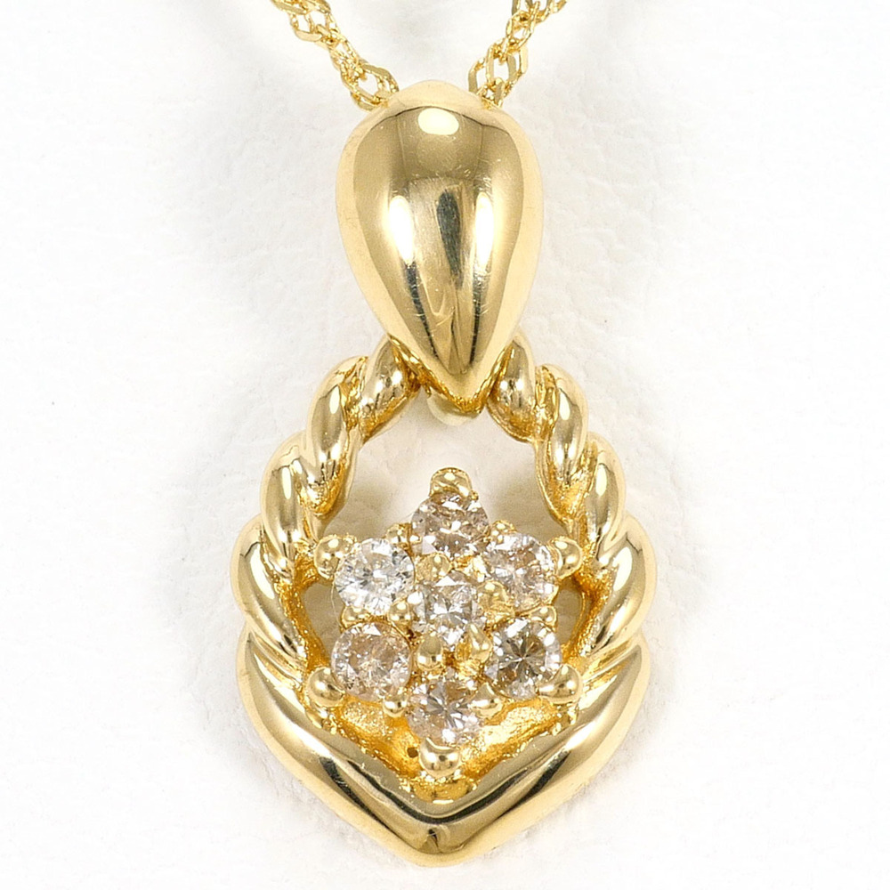 VINTAGE 18k Gold Diamond Necklace